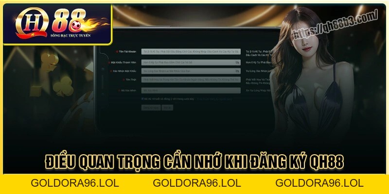 Đăng Ký QH88: Cách tạo tài khoản an toàn và bảo mật 100%
